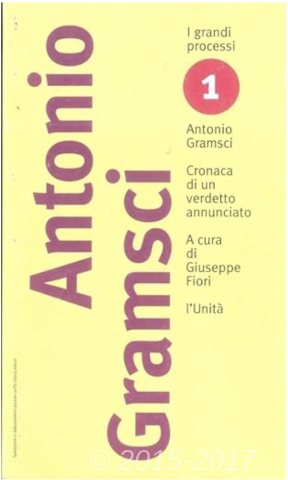 Copertina di Processo Gramsci